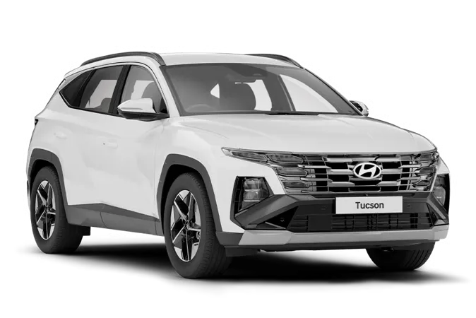 2025 TUCSON in White Cream